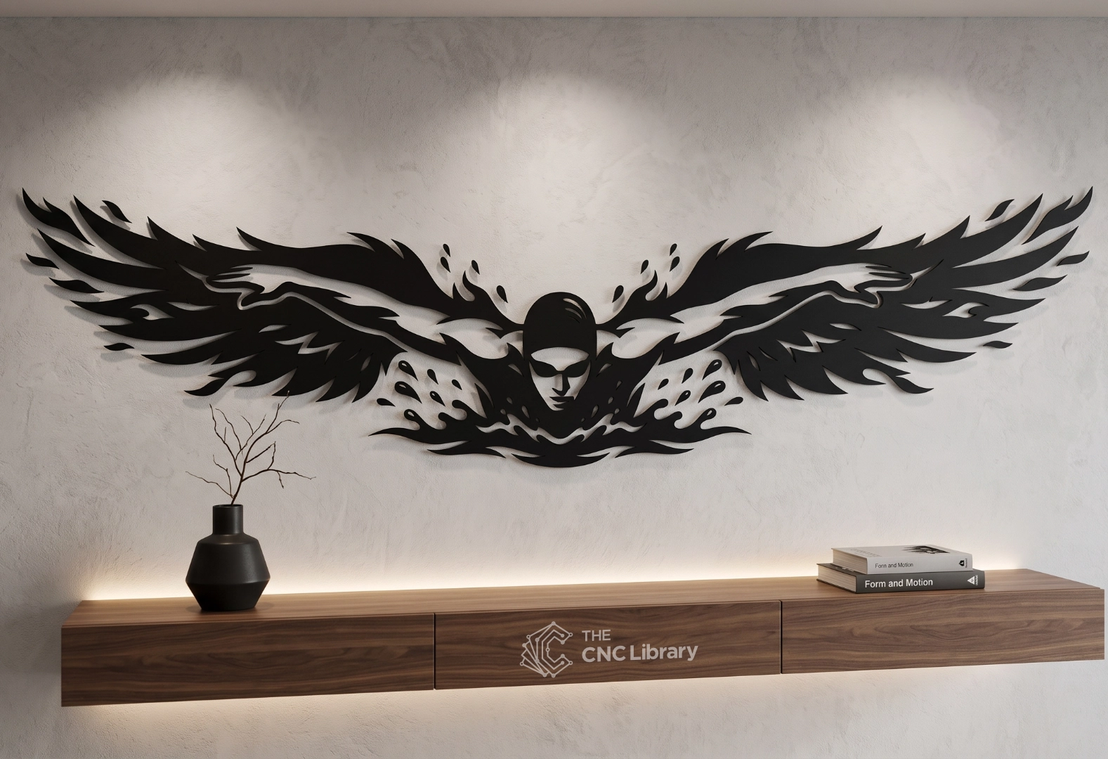 butterfly swimmer cnc file