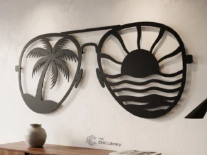 summer sunglasses cnc file