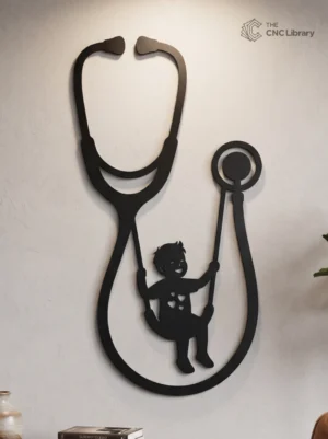 pediatric stethoscope cnc file